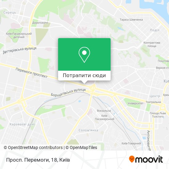 Карта Просп. Перемоги, 18