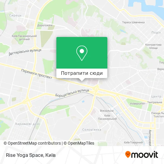 Карта Rise Yoga Space