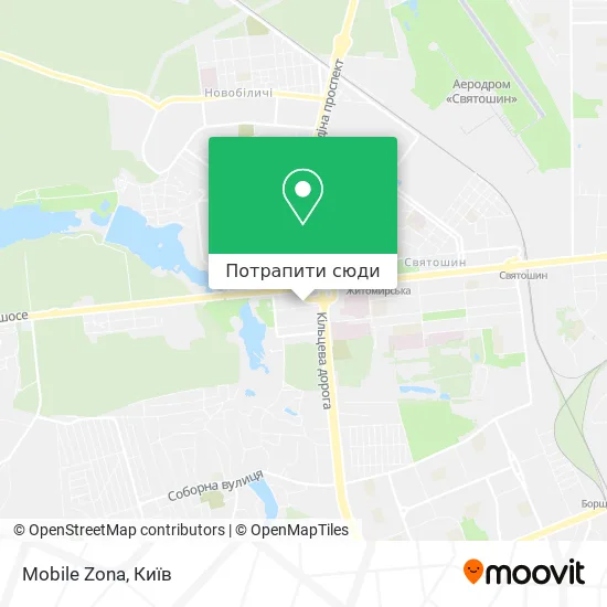 Карта Mobile Zona