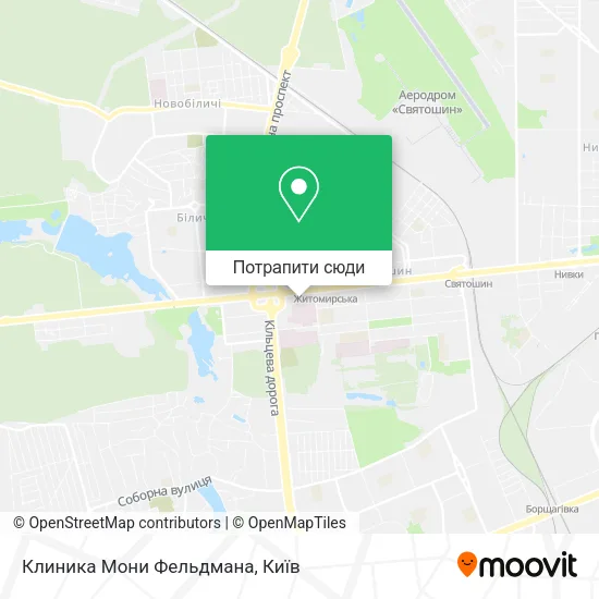 Карта Клиника Мони Фельдмана