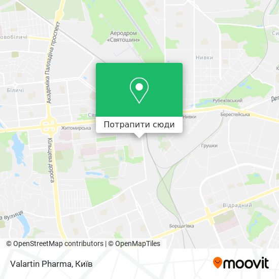 Карта Valartin Pharma