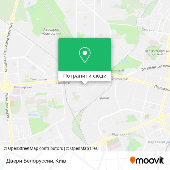 Карта Двери Белоруссии