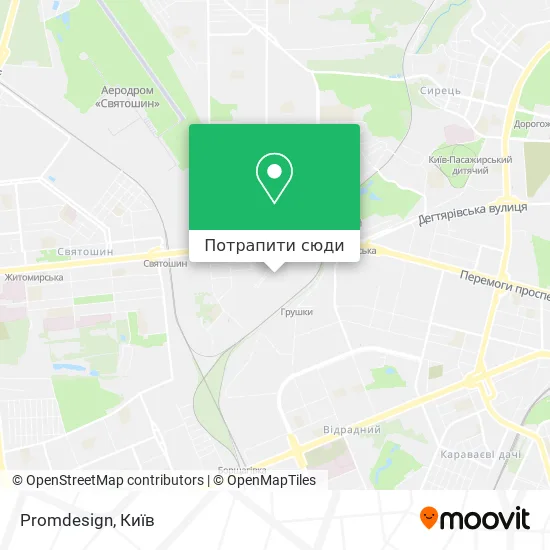 Карта Promdesign