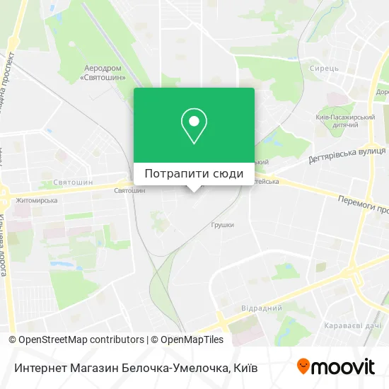 Карта Интернет Магазин Белочка-Умелочка