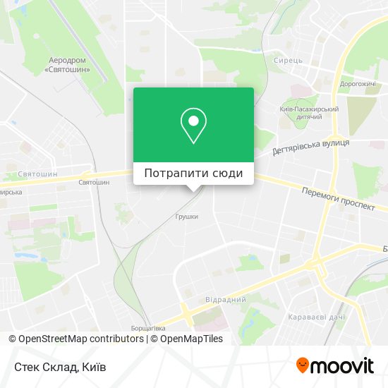 Карта Стек Склад