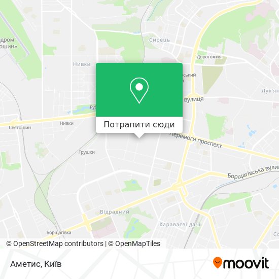 Карта Аметис
