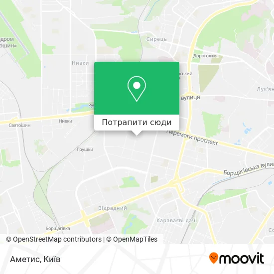 Карта Аметис