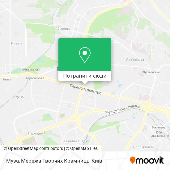 Карта Муза, Мережа Творчих Крамниць