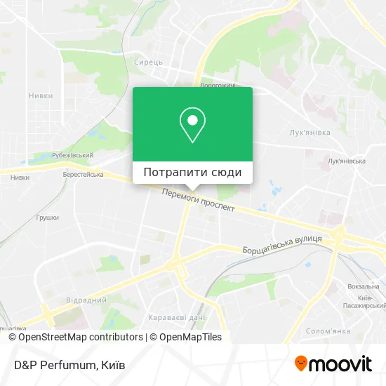 Карта D&P Perfumum
