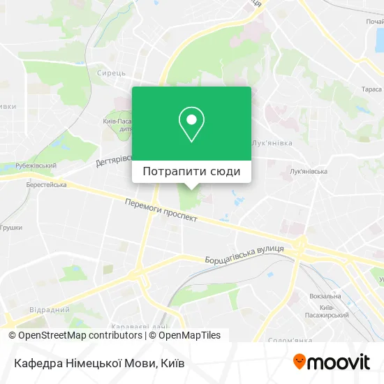 Карта Кафедра Німецької Мови