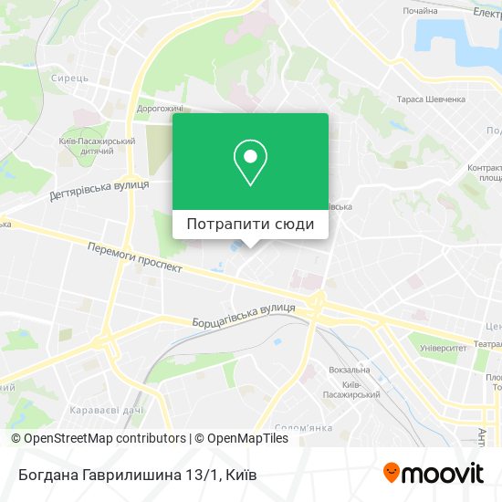 Карта Богдана Гаврилишина 13/1