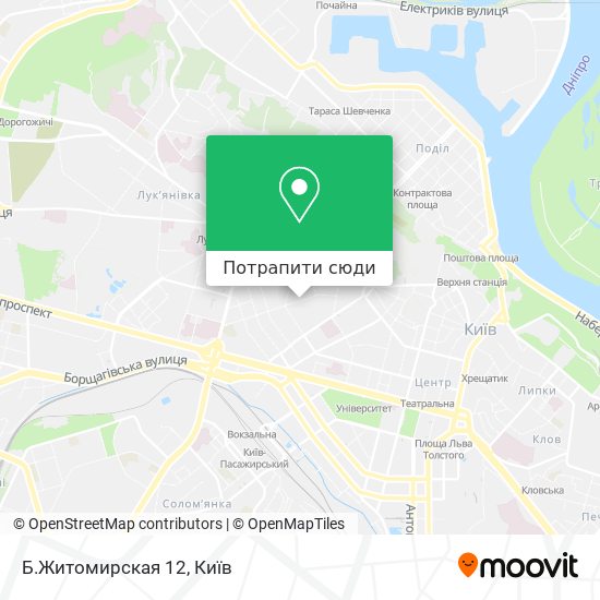 Карта Б.Житомирская 12