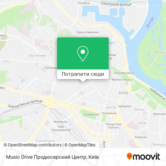 Карта Music Drive Продюсерский Центр