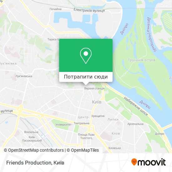 Карта Friends Production