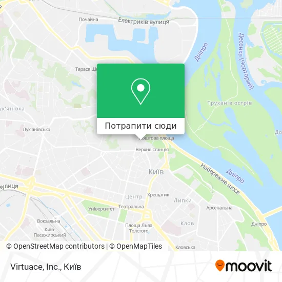Карта Virtuace, Inc.