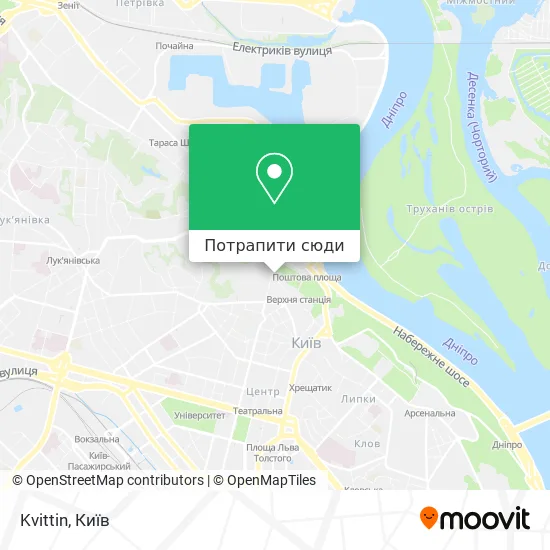 Карта Kvittin