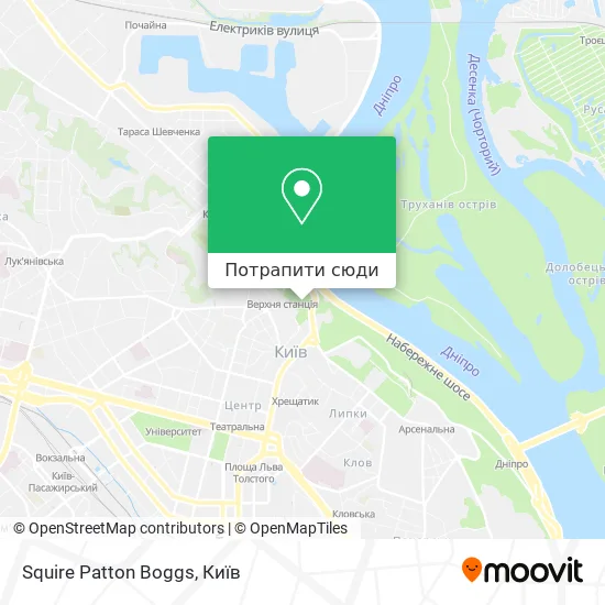 Карта Squire Patton Boggs