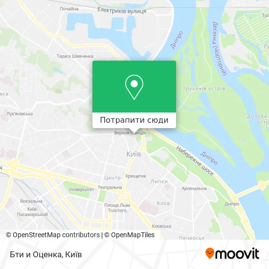 Карта Бти и Оценка