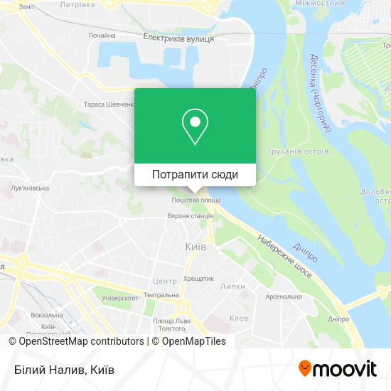 Карта Білий Налив