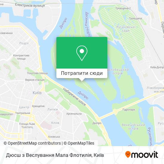 Карта Дюсш з Веслування Мала Флотилія