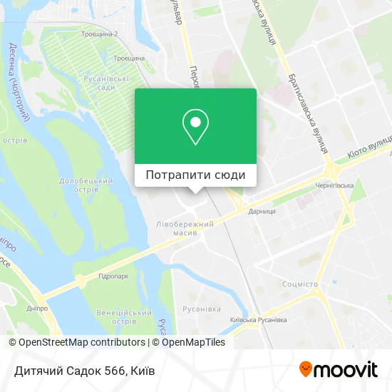Карта Дитячий Садок 566