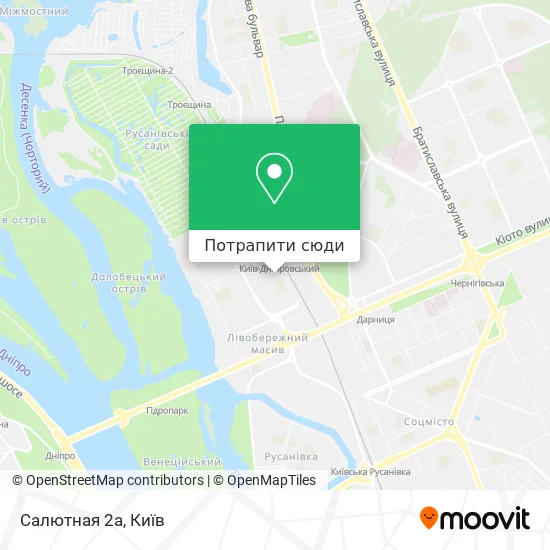 Карта Салютная 2а