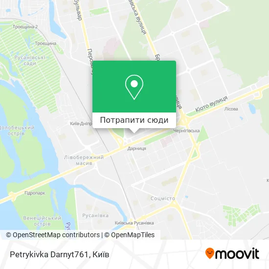 Карта Petrykivka Darnyt761