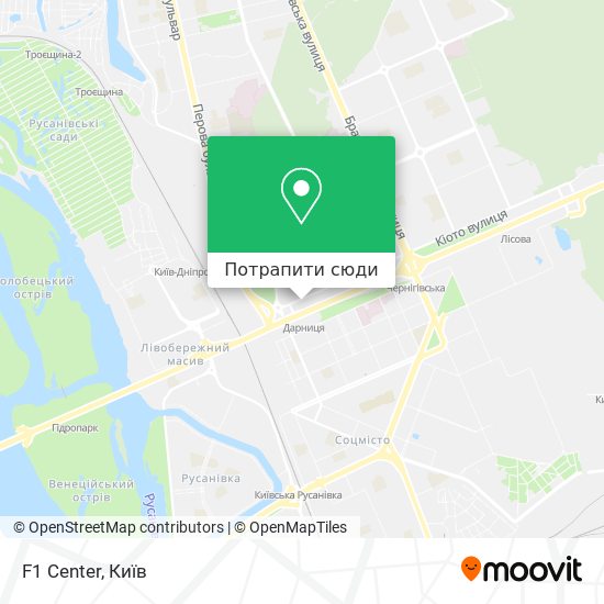 Карта F1 Center