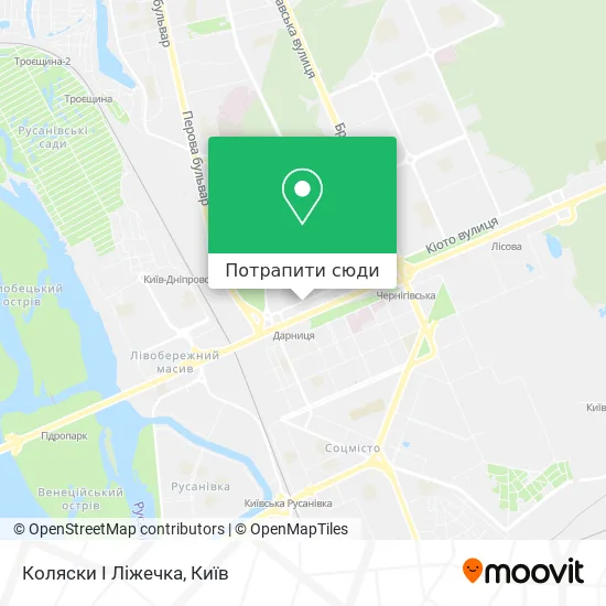 Карта Коляски І Ліжечка