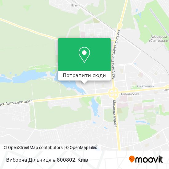 Карта Виборча Дільниця # 800802