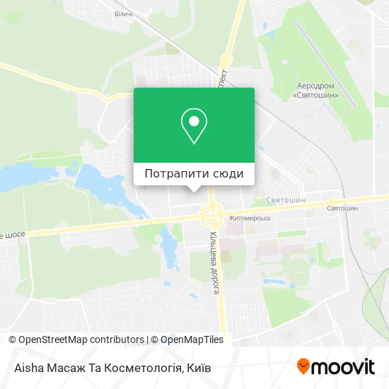 Карта Aisha Масаж Та Косметологія