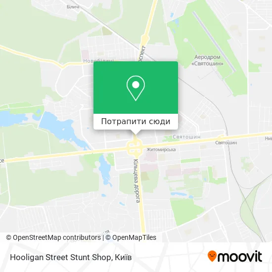 Карта Hooligan Street Stunt Shop