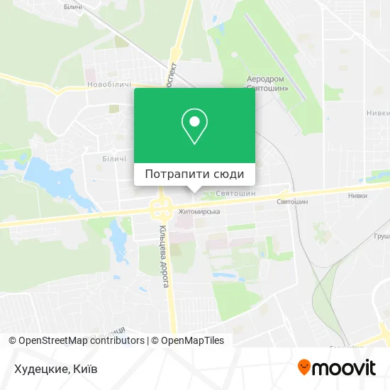 Карта Худецкие