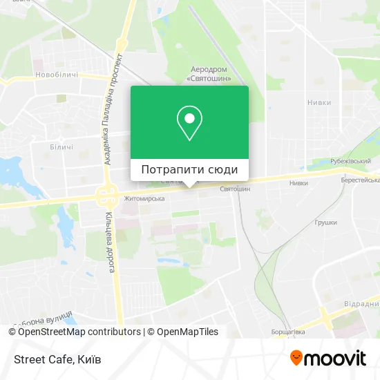 Карта Street Cafe