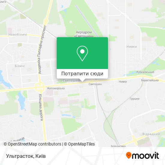Карта Ультрасток