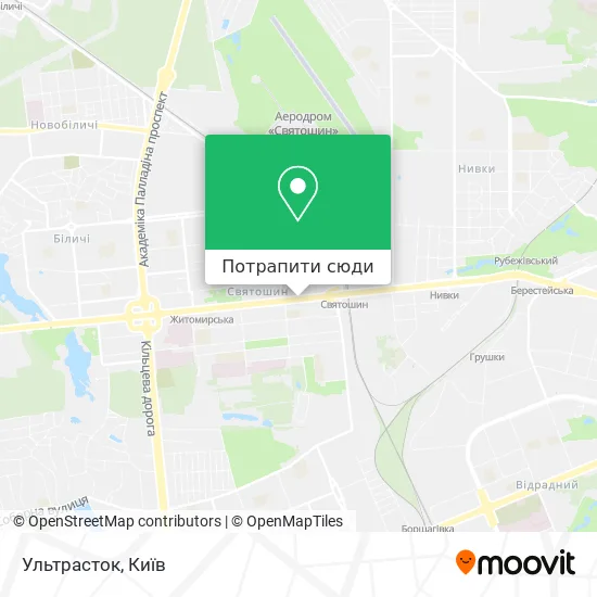 Карта Ультрасток