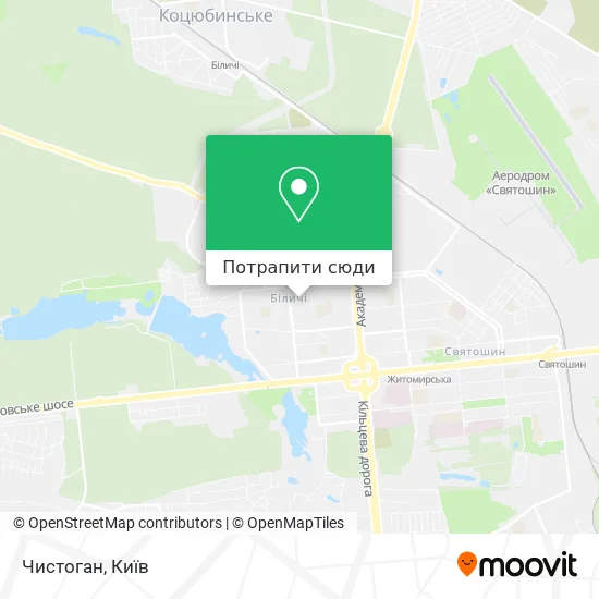 Карта Чистоган