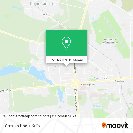 Карта Оптика Наин