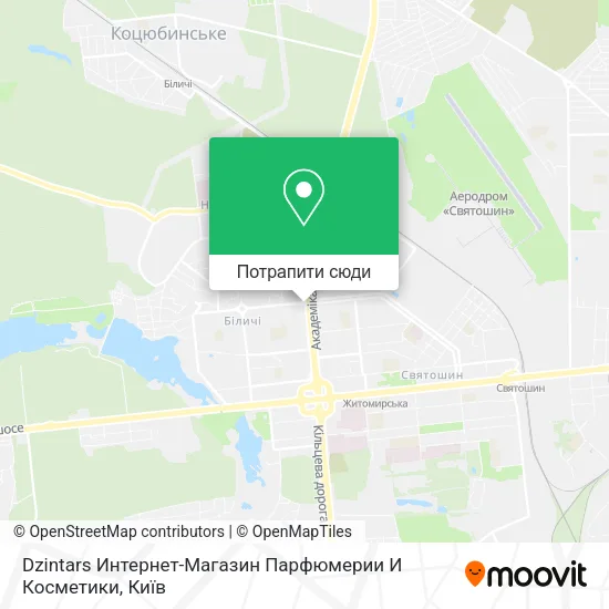 Карта Dzintars Интернет-Магазин Парфюмерии И Косметики