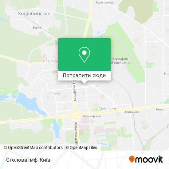 Карта Столова Імф