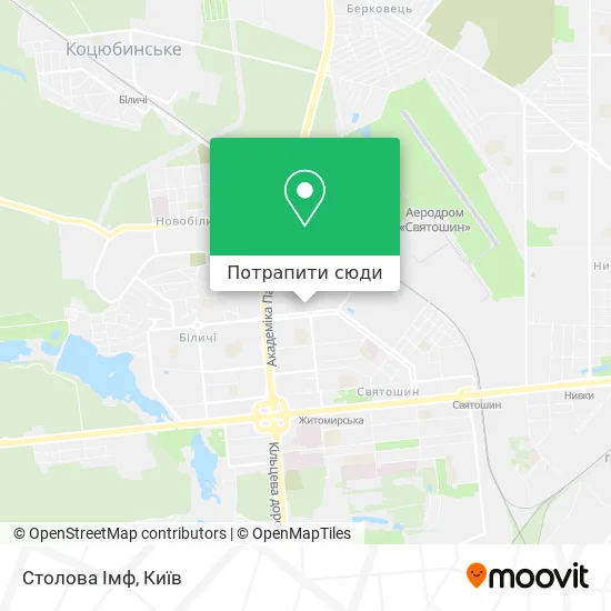 Карта Столова Імф