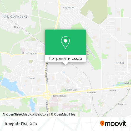 Карта Інтервіт-Пм