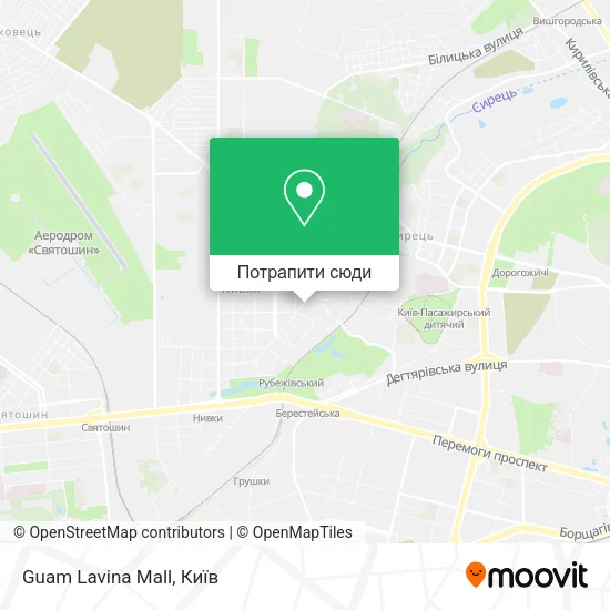 Карта Guam Lavina Mall