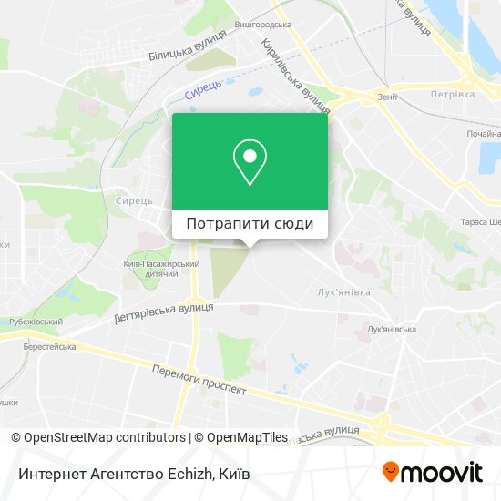 Карта Интернет Агентство Echizh