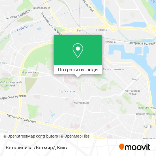 Карта Ветклиника /Ветмир/