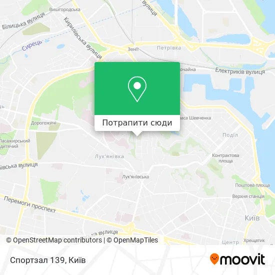 Карта Спортзал 139