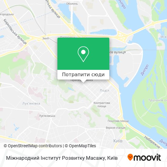 Карта Міжнародний Інститут Розвитку Масажу