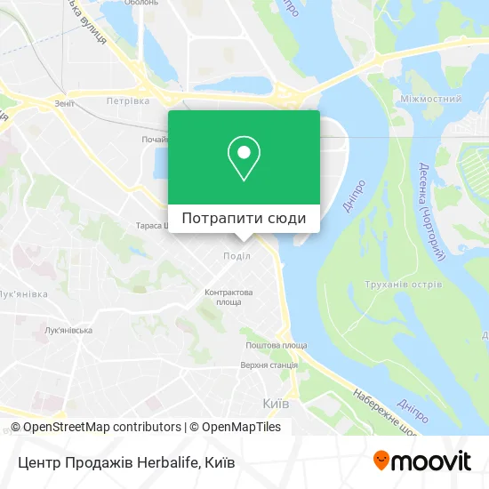 Карта Центр Продажів Herbalife