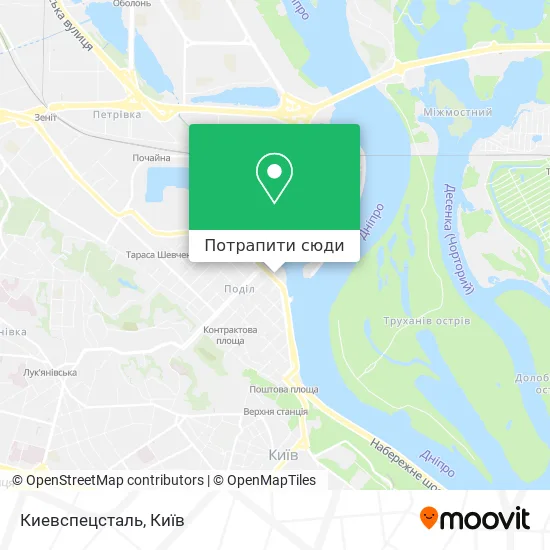 Карта Киевспецсталь