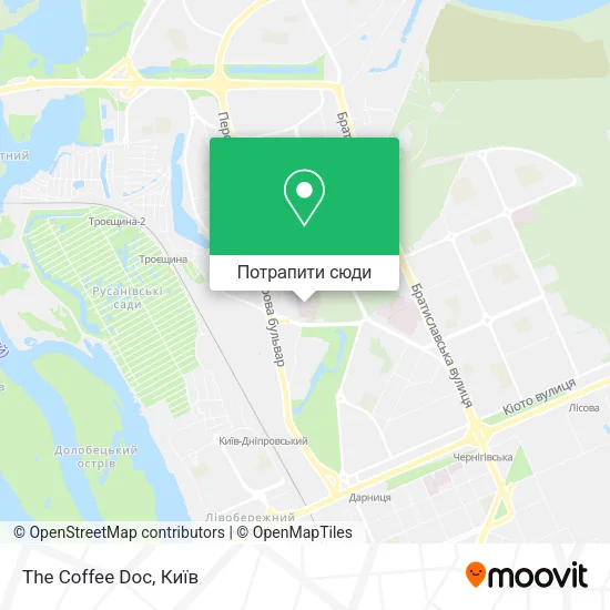 Карта The Coffee Doc